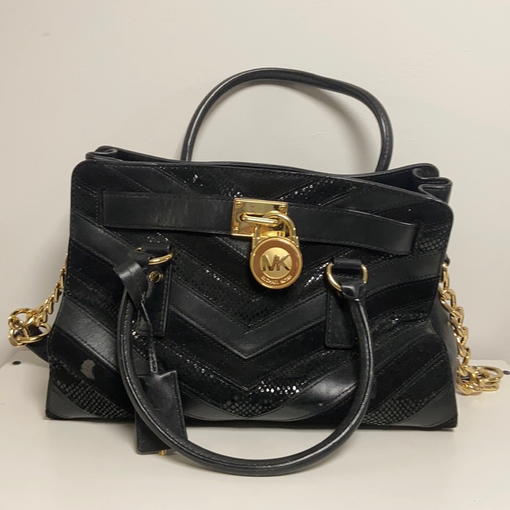 Michael kors suede/leather bag